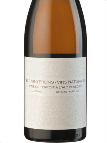 фото вино Els Vinyerons Vins Naturals Lluerna Blanc Penedes DO 