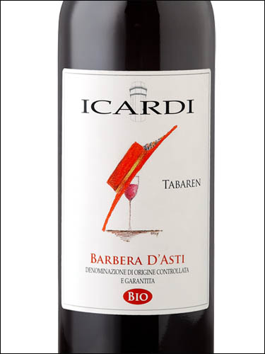 фото Icardi Tabaren Barbera d'Asti DOCG Икарди Табарен Барбера д'Асти Италия вино красное