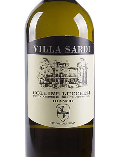 фото Villa Sardi Bianco Colline Lucchesi DOC Вилла Сарди Бьянко Коллине Луккези Италия вино белое