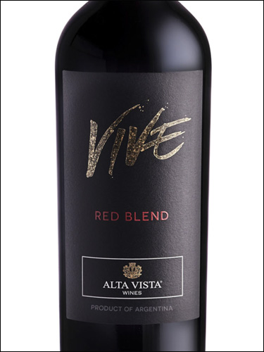 фото Alta Vista Vive Red Blend Альта Виста Вив Ред Бленд Аргентина вино красное