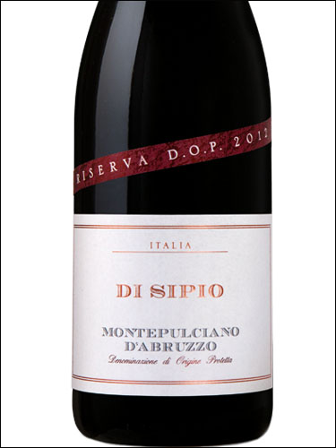 фото di Sipio Riserva Montepulciano d’Abruzzo DOP ди Сипио Ризерва Монтепульчано д'Абруццо Италия вино красное