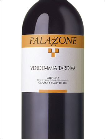 фото Palazzone Vendemmia Tardiva Orvieto Classico Superiore DOC Палаццоне Вендеммия Тардива Орвието Классико Супериоре Италия вино белое