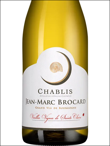 фото Jean-Marc Brocard (Domaine Sainte-Claire) Chablis Vieilles Vignes AOC Жан-Марк Брокар (Домен Сент-Клер) Шабли Вьей Винь Франция вино белое