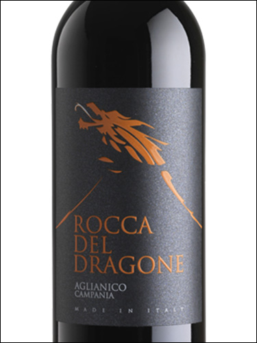 фото Rocca del Dragone Aglianico Сampania IGT Рокка дель Драгоне Альянико Кампания ИГТ Италия вино красное