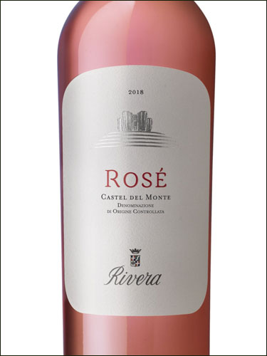 фото Rivera Rose Castel del Monte DOC Ривера розе Кастель дель Монте Италия вино розовое