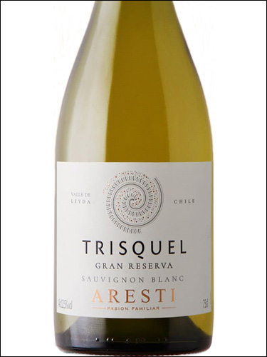 фото Aresti Trisquel Gran Reserva Sauvignon Blanc Арести Трискель Гран Резерва Совиньон Блан Чили вино белое