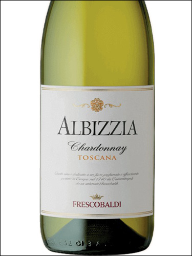 фото Frescobaldi Albizzia Chardonnay Toscana IGT Фрескобальди Альбицция Шардоне Тоскана  Италия вино белое