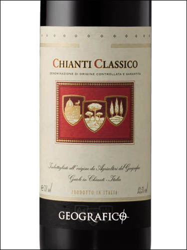 фото Geografico Chianti Classico DOCG Джеографико Кьянти Классико Италия вино красное