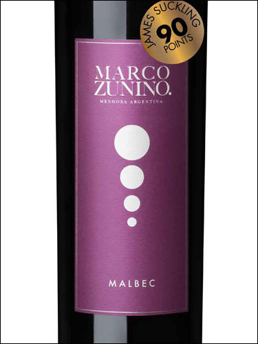 фото Marco Zunino Malbec Марко Зунино Мальбек Аргентина вино красное