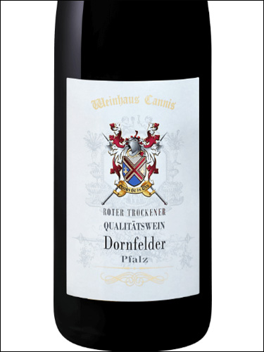 фото Weinhaus Cannis Dornfelder Pfalz Вайнхаус Каннис Дорнфельдер Пфальц Германия вино красное