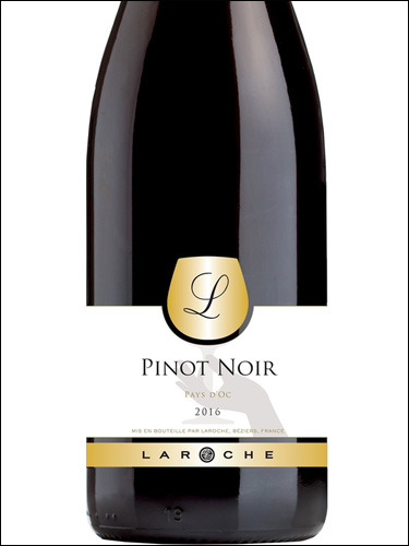 фото Laroche L Pinot Noir Pays d'Oc IGP Ларош Л Пино Нуар Пеи д'Ок Франция вино красное