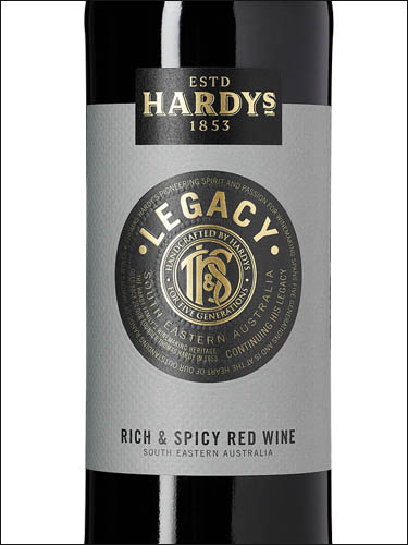 фото Hardys Legacy Red Хардис Легаси Ред Австралия вино красное