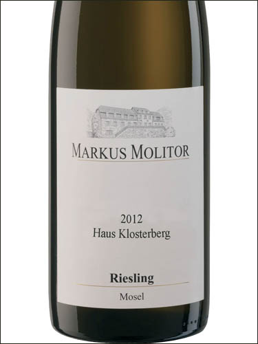 фото Markus Molitor Haus Klosterberg Riesling Mosel Маркус Молитор Хаус Клостерберг Рислинг Мозель Германия вино белое