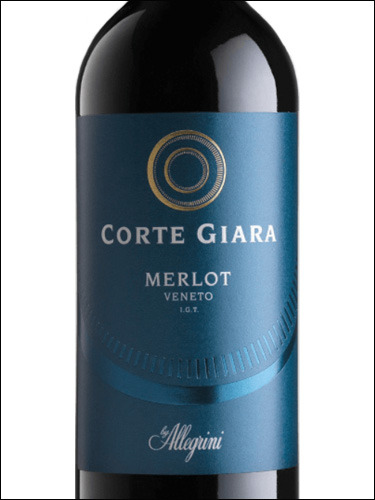 фото Allegrini Corte Giara Merlot Veneto IGT Аллегрини Корте Джара Мерло Венето Италия вино красное