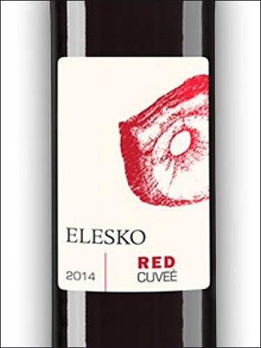 фото Elesko Red Cuvee Элеско Ред Кюве Словакия вино красное