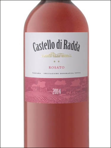 фото Castello di Radda Rosato Toscana IGT Кастелло ди Радда Розато Тоскана Италия вино розовое