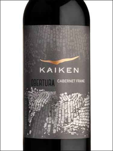 фото Kaiken Obertura Cabernet Franc Кайкен Обертура Каберне Фран Аргентина вино красное