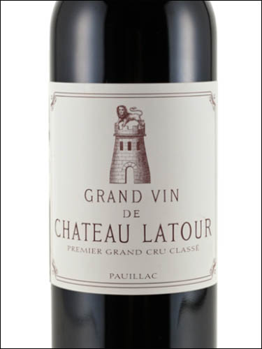 фото Chateau Latour 1-er Grand Cru Classe Pauillac AOC Шато Латур Пойяк Франция вино красное