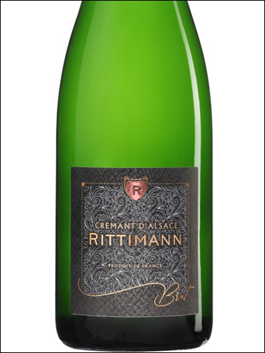 фото Rittimann Cremant d'Alsace Brut AOC Риттиманн Креман д'Альзас Брют Франция вино белое