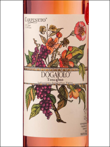 фото Carpineto Dogajolo Toscano Rosato IGT Карпинето Догайоло Тоскана Розато Италия вино розовое