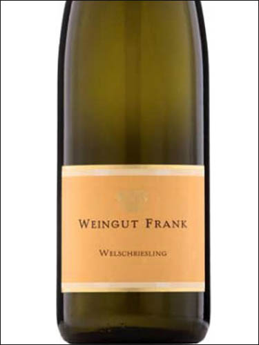 фото Weingut Frank Welschriesling Вайнгут Франк Вельшрислинг Австрия вино белое