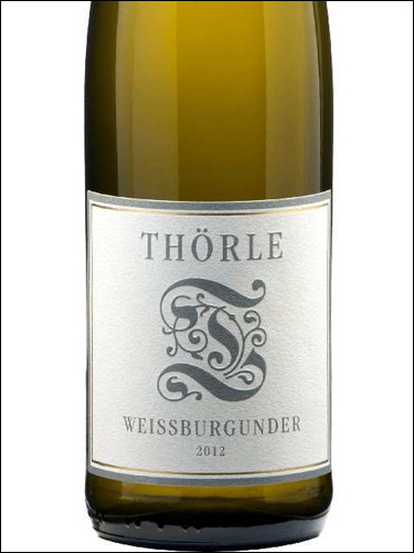 фото Thorle Weissburgunder Rheinhessen Тёрле Вайсбургундер Рейнхессен Германия вино белое