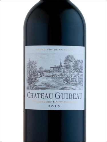 фото Chateau Guibeau Puisseguin Saint-Emilion AOC Шато Гибо Пюисген Сент-Эмильон Франция вино красное