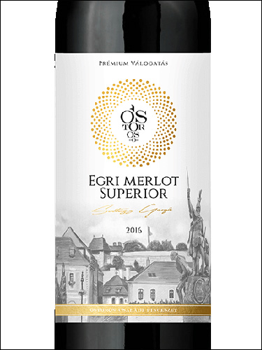 фото Ostoros Premium Egri Merlot Voros Szaraz Ошторош Премиум Эгри Мерло Вёрёш сараз Венгрия вино красное