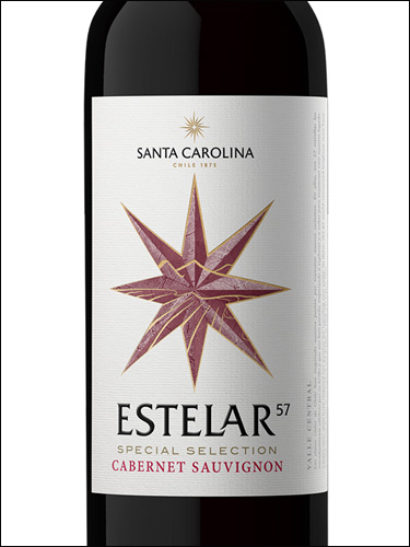 фото Santa Carolina Estelar 57 Cabernet Sauvignon Санта Каролина Эстелар 57 Каберне Совиньон Чили вино красное