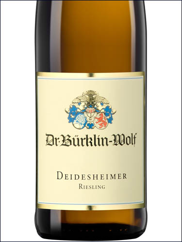 фото Dr. Buerklin-Wolf Deidesheimer Riesling Trocken Др. Бюрклин-Вольф Дайдесхаймер Рислинг Трокен Германия вино белое