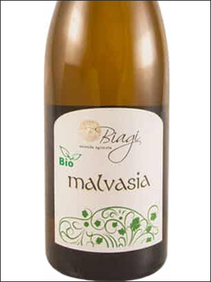 фото Biagi Malvasia Bio Colli Aprutini IGT Бьяджи Мальвазия Био Колли Апрутини Италия вино белое