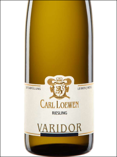 фото Carl Loewen Riesling Varidor Карл Лёвен Рислинг Варидор Германия вино белое