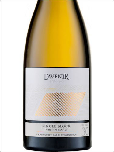 фото L’Avenir Single Block Chenin Blanc Л'Авенир Сингл Блок Шенен Блан ЮАР вино белое
