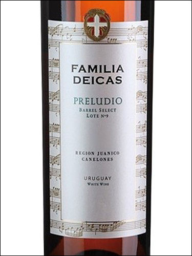 фото Familia Deicas Preludio Barrel Select Blanco Фамилия Дейкас Прелюдио Баррель Селект Бланко Уругвай вино белое