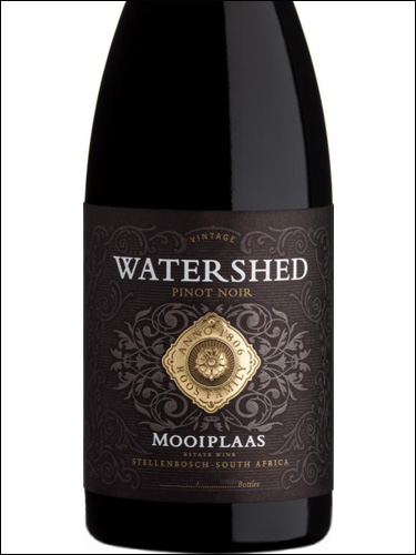 фото Mooiplaas Watershed Pinot Noir Моиплас Уотершед Пино Нуар ЮАР вино красное