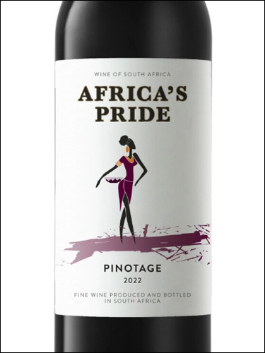 фото Africa's Pride Pinotage Африка'с Прайд Пинотаж ЮАР вино красное