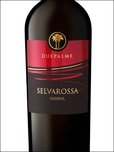 фото Due Palme Selvarossa Salice Salentino Riserva DOP Дуэ Пальме Сельваросса Саличе Салентино Ризерва Италия вино красное