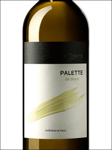 фото Chateau de Talu Palette de Blanc Шато де Талю Палитра белое Россия вино белое