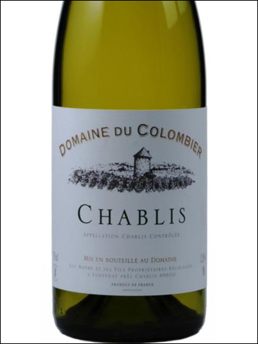 фото Domaine du Colombier Chablis AOC Домен дю Коломбье Шабли Франция вино белое