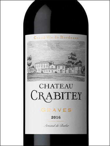 фото Chateau Crabitey Graves Rouge AOC Шато Крабите Грав Руж Франция вино красное
