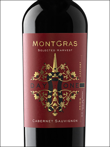 фото MontGras Day One Cabernet Sauvignon МонтГрас Дэй Ван Каберне Совиньон Чили вино красное