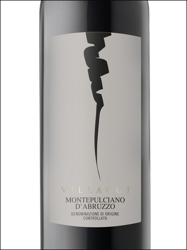 фото Villaggi Montepulciano d'Abruzzo DOC Вилладжи Монтепульчано д"Абруццо Италия вино красное
