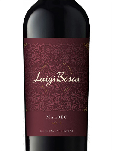фото Luigi Bosca Malbec Луиджи Боска Мальбек Аргентина вино красное