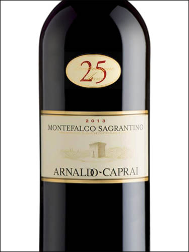 фото Arnaldo Caprai 25 anni Sagrantino di Montefalco DOCG Арнальдо Капрай 25 лет Сагрантино ди Монтефалько Италия вино красное