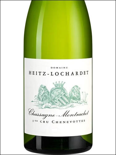 фото Armand Heitz Chassagne-Montrachet Premier Cru Chenevottes AOC Арман Хейтц Шассань-Монраше Премье Крю Шеневот Франция вино белое