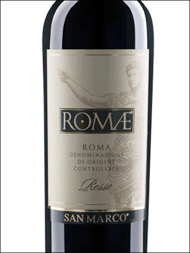 фото San Marco Romae Rosso Roma DOC Сан Марко Ромаэ Россо Рома Италия вино красное