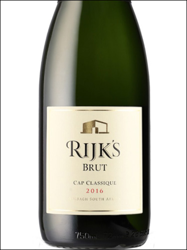 фото Rijk's Cap Classique Brut Рейк'c Кап Классик Брют ЮАР вино белое