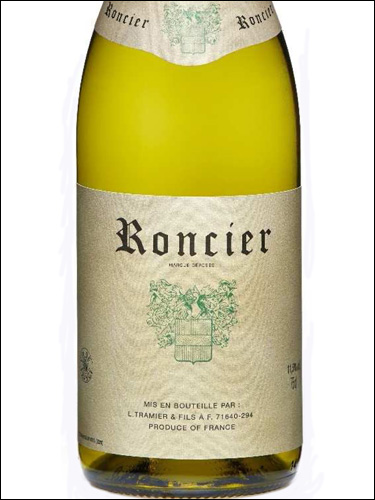 фото L.Tramier & Fils Roncier Blanc Vin de France Л.Трамье э Фис Ронсье Блан Франция вино белое