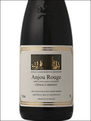 фото Joseph Verdier Anjou Rouge AOC Жозеф Вердье Анжу Руж Франция вино красное