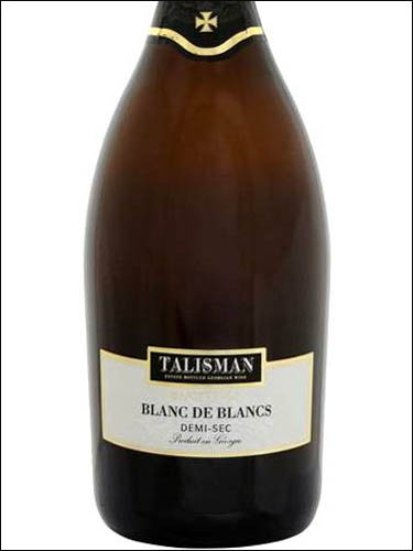 фото Talisman Blanc de Blancs demi-sec Талисман Блан де Блан Деми-Сек Грузия вино белое